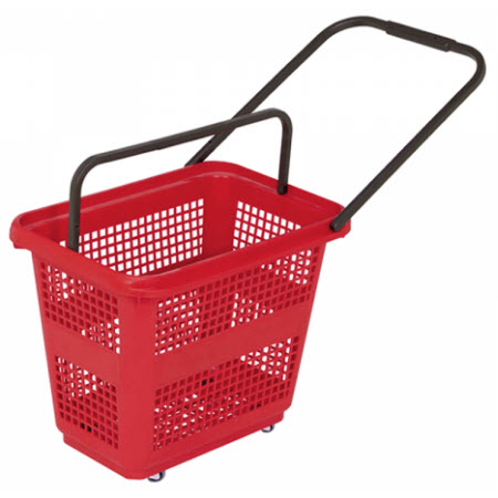 Rolling Baskets - Flip Handle