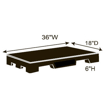 Display Base 36" x 18"