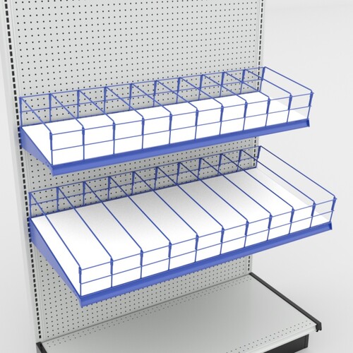 Gravity Feed Display Shelves