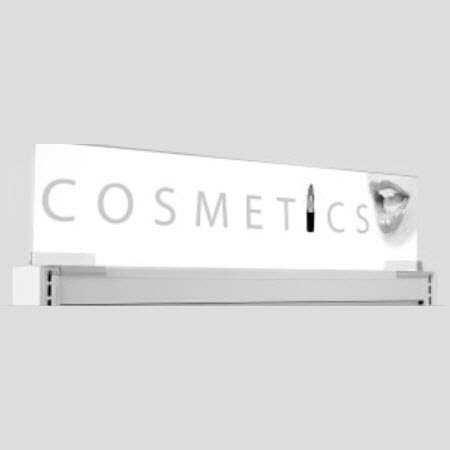 Acrylic Gondola Top Sign Holder