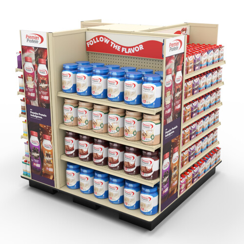 Lozier 4-Way Displayer with Pallet Base