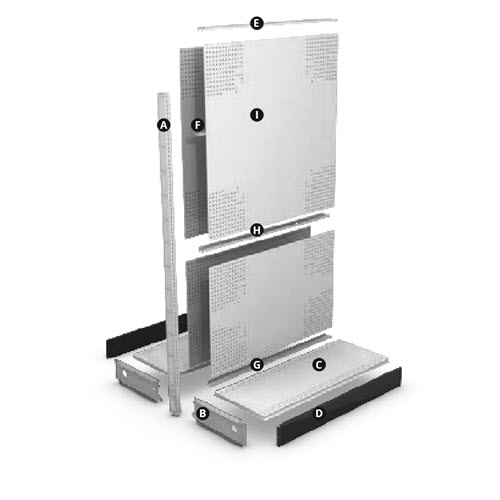 Universal Lozier Shelving Parts