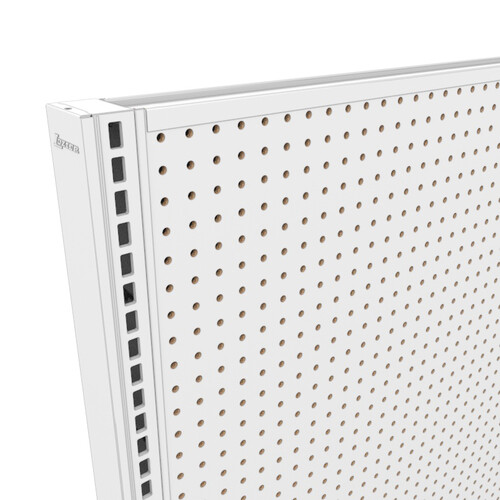Lozier Pegboard Backs, White