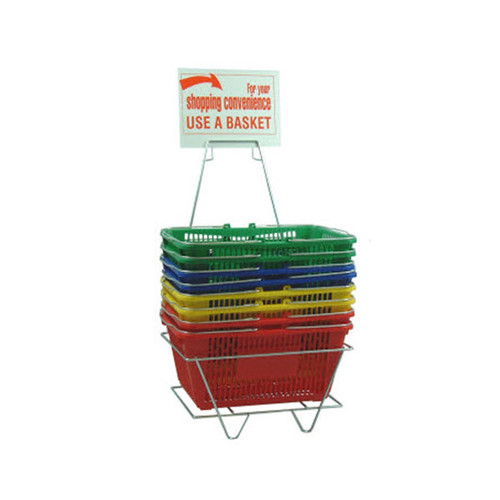 Shopping Basket Set w/stand