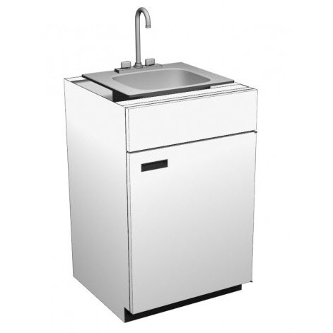 Lozier Metal Rx Sink Unit