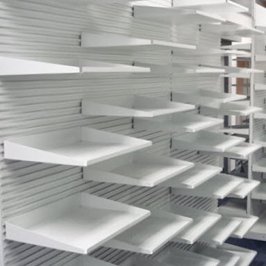 Plastic Shelf Dividers for RX, Pharmacy, Gondola, Wood Shelves