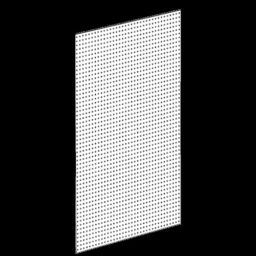 Streater Pegboard Back Panel, Decor White