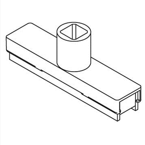 Modular Sign Holder Straight Magnetic Base