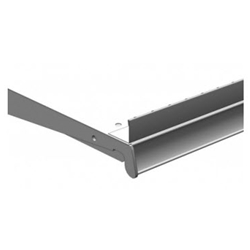 Lozier Shelf Product Retainer, Platinum