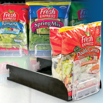 Salad Pusher Trays, Shelf Mount