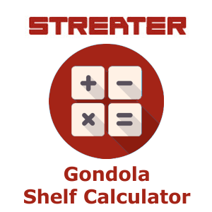 Streater Gondola Shelving Calculator